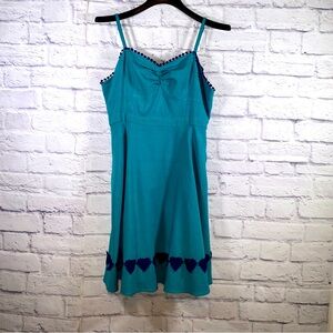 ModCloth Seen Swooning Linen A-line Dress Size Large